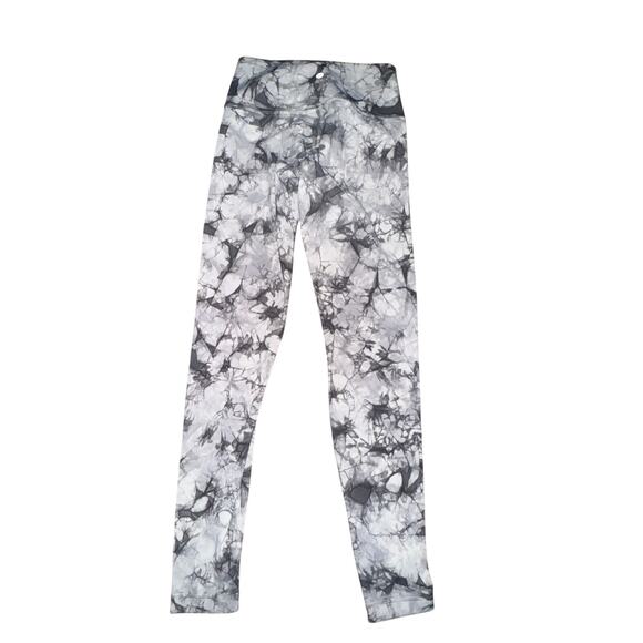 Lululemon Wunder Under Hi-Rise Tight Sz 6 Dual Shibori Antique White Baltic Gray - Picture 2 of 4